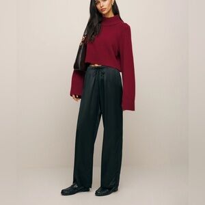 Reformation Olina Silk Pant